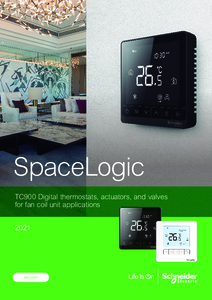 SpaceLogic TC900 fan-coil termosztátok - részletes termékismertető